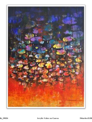 Arundhati Pise, Waterlily 0026, 2025