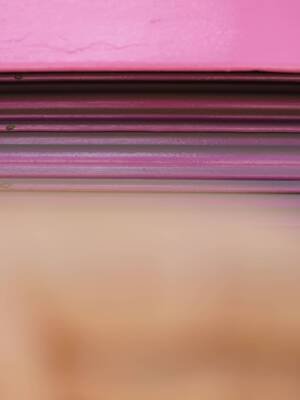 Hiding behind the magenta hush